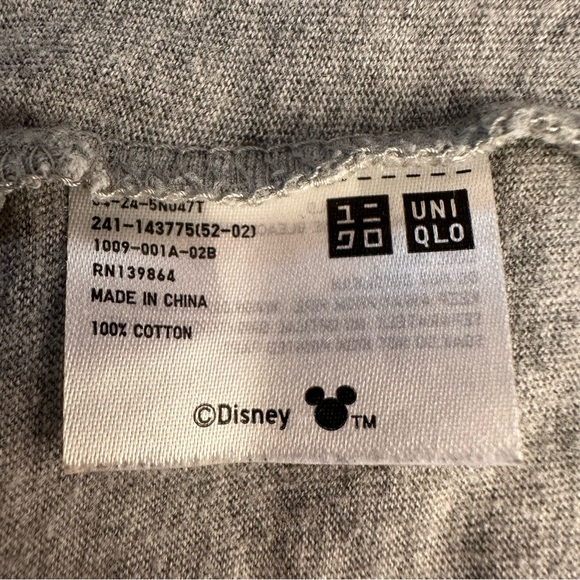 Disney Uniqlo Women’s Bambi Graphic Grey Tee Small - Picture 7 of 7